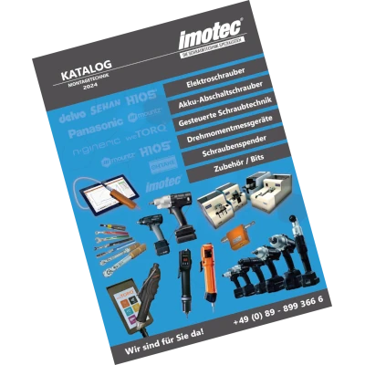imotec Produktkatalog 2024 | IMOTEC GmbH - Elektroschrauber & Drehmoment-MessgeräteMountz Montageautomation Katalog | IMOTEC GmbH - Elektroschrauber & Drehmoment-Messgeräte
