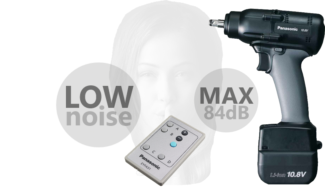 Panasonic EYFLF Serie Akku Abschaltschrauber Low noice | IMOTEC GmbH